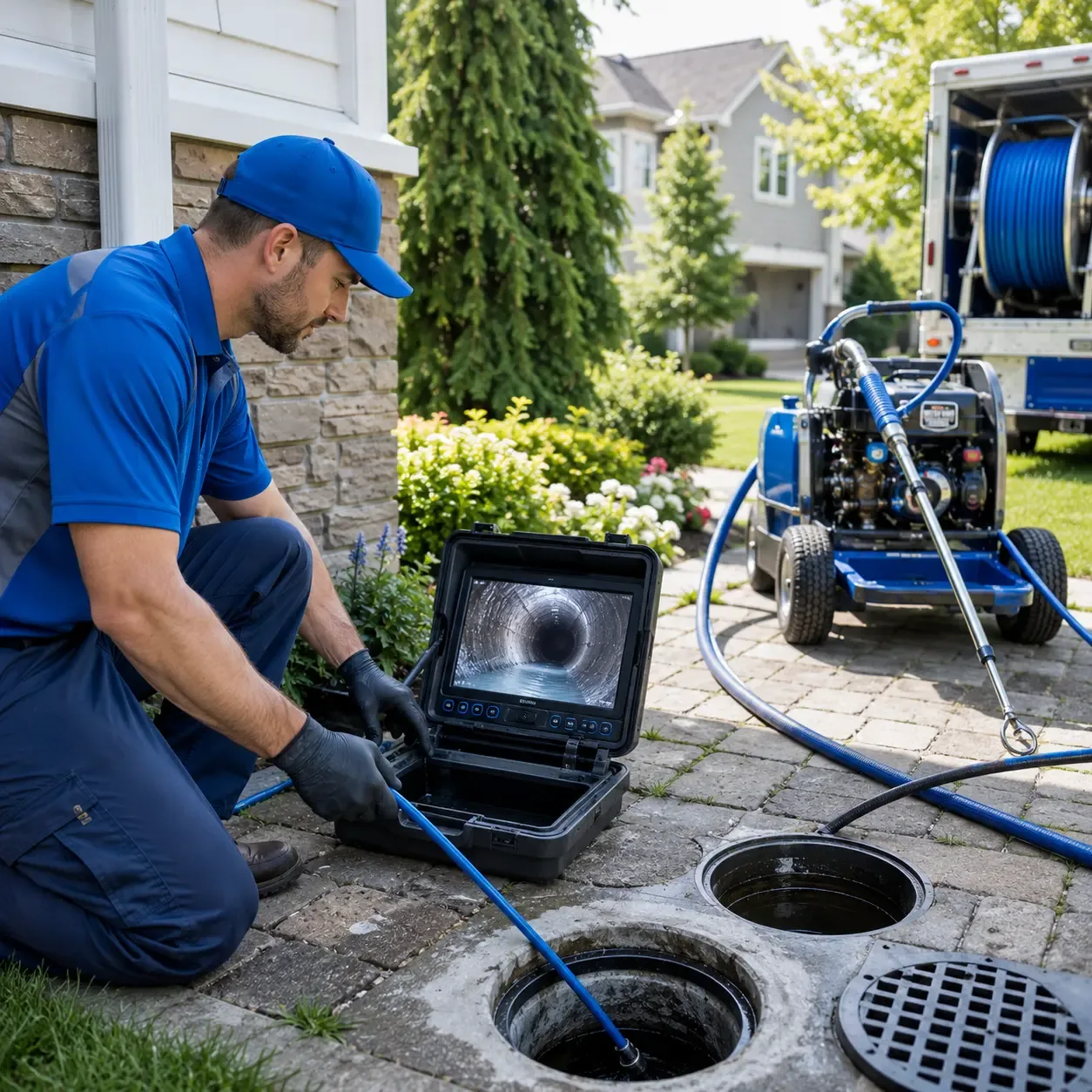 Outdoor drain cleaning professionals serving Huntingdon, PA